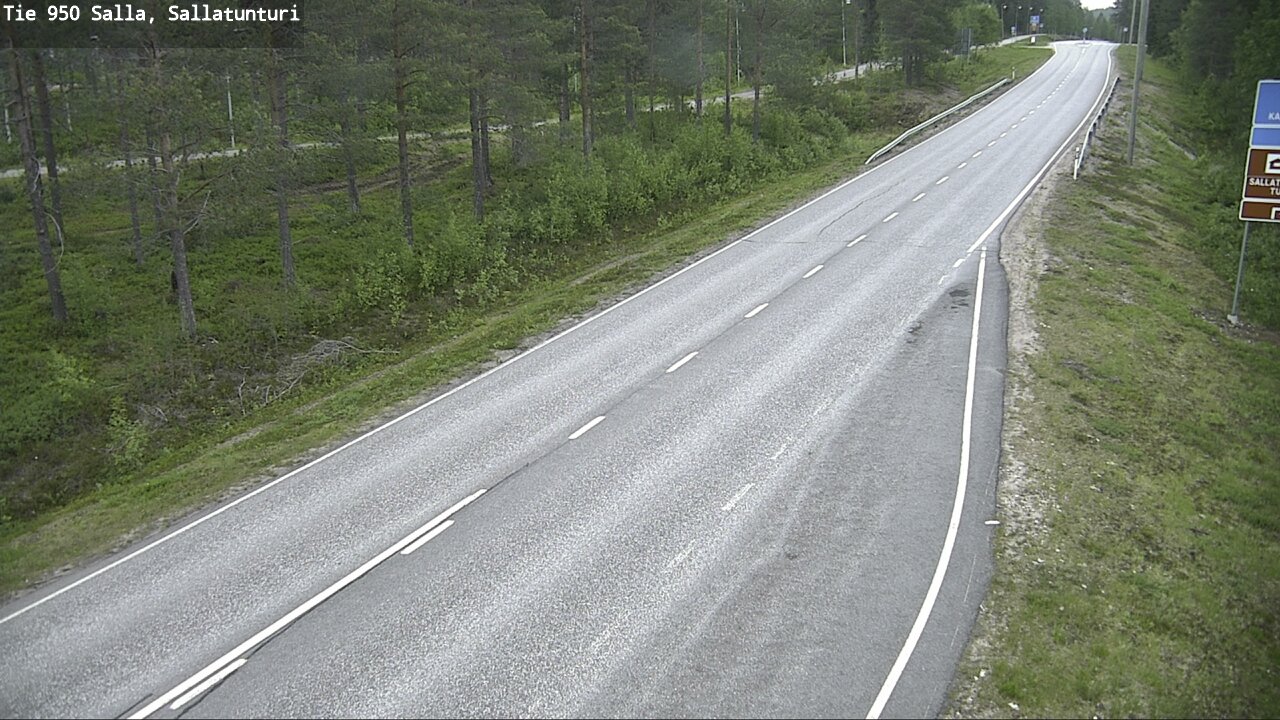 Kelikamerat Kuva Tie 950 Salla, Sallatunturi, Salla, Lappi