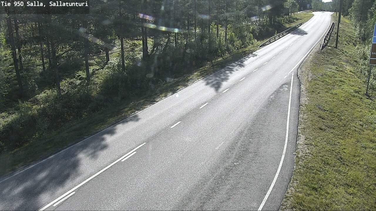 Weather Camera Image Road 950 Salla, Sallatunturi, Salla, Lappi