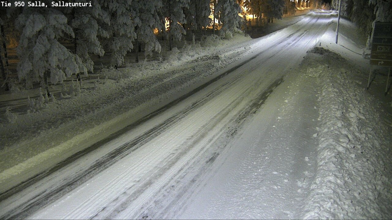 Kelikamerat Kuva Tie 950 Salla, Sallatunturi, Salla, Lappi