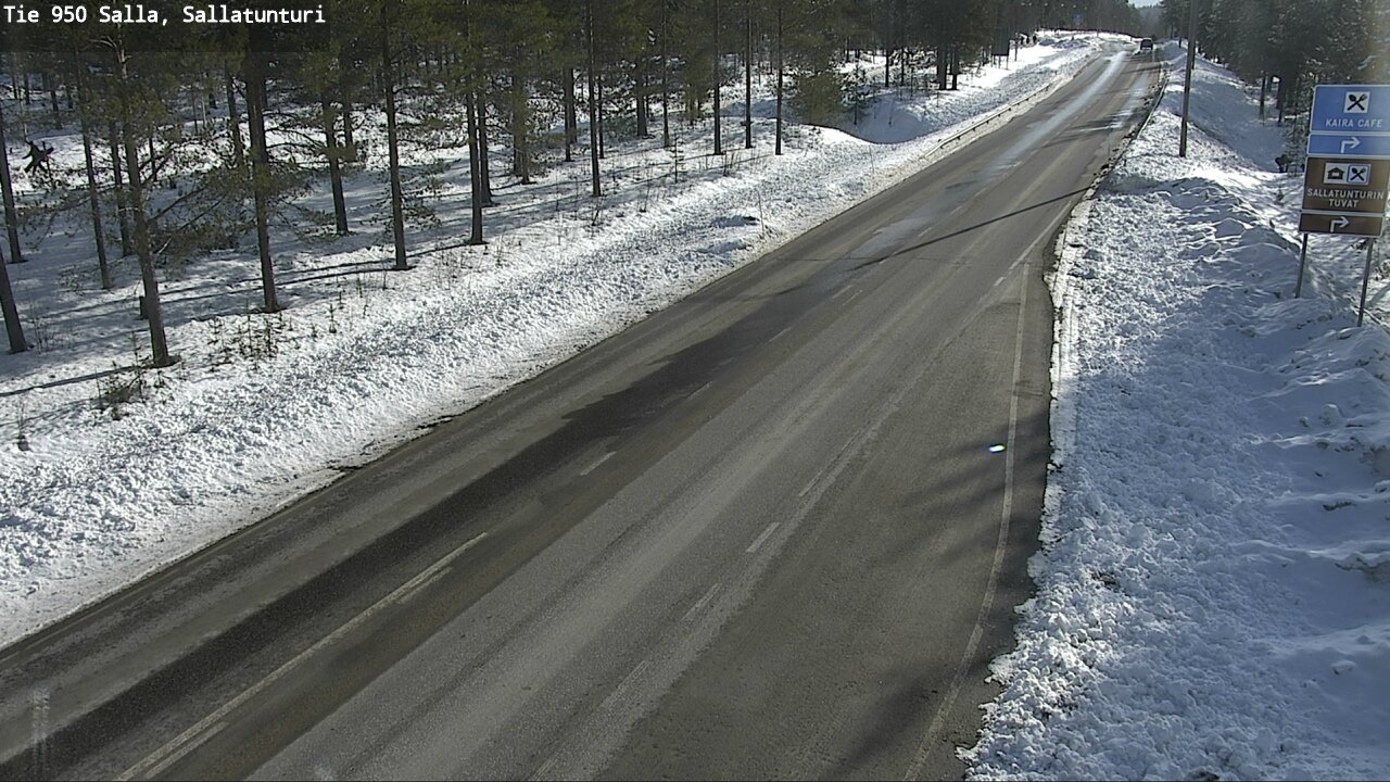 Weather Camera Image Road 950 Salla, Sallatunturi, Salla, Lappi