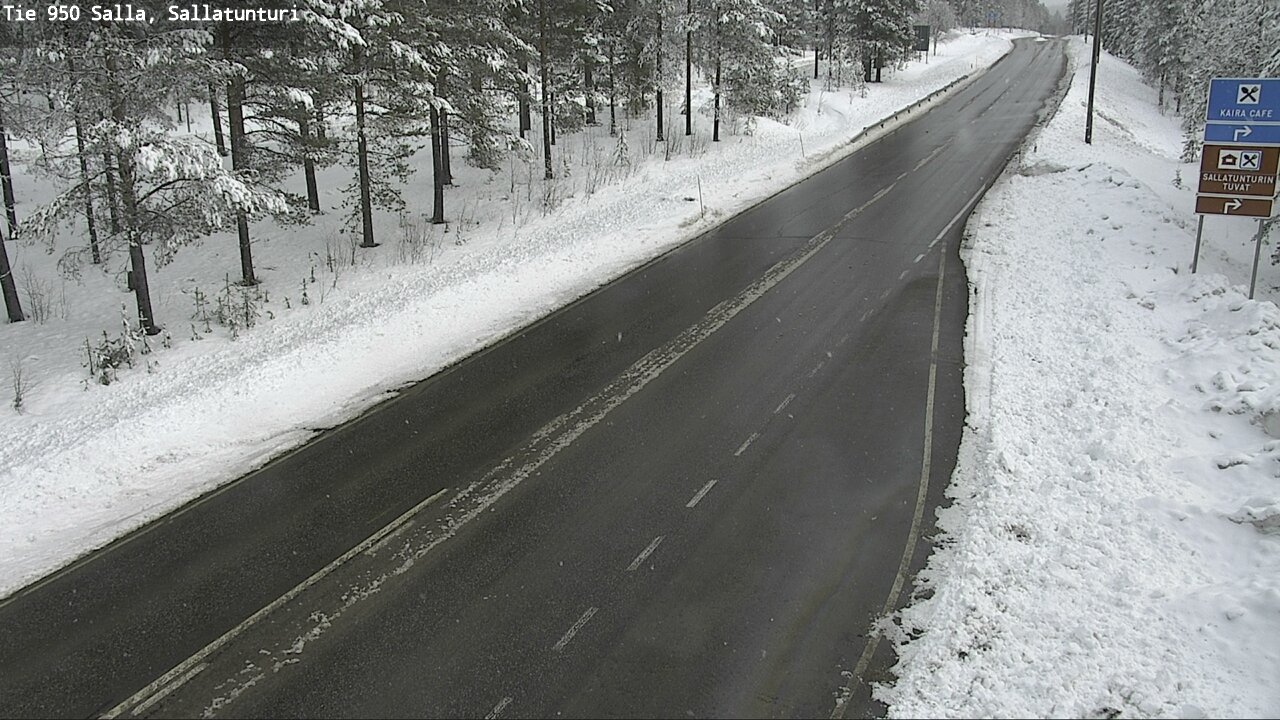 Kelikamerat Kuva Tie 950 Salla, Sallatunturi, Salla, Lappi