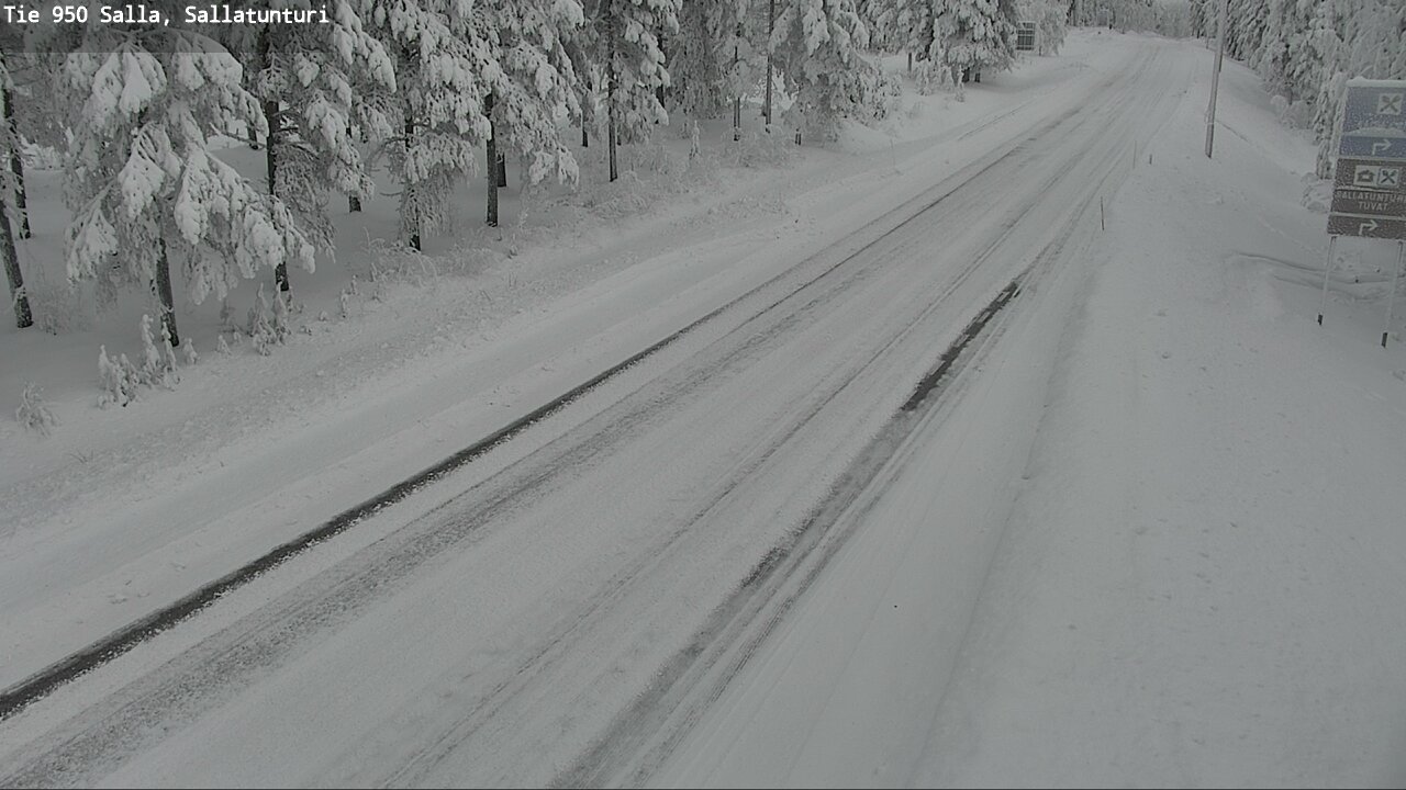 Kelikamerat Kuva Tie 950 Salla, Sallatunturi, Salla, Lappi