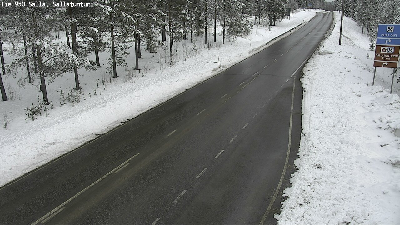 Kelikamerat Kuva Tie 950 Salla, Sallatunturi, Salla, Lappi