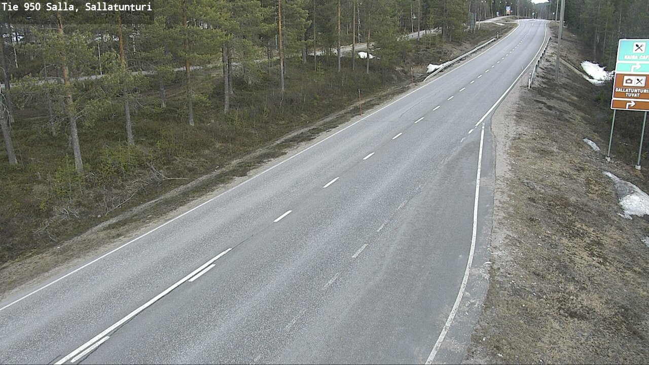 Kelikamerat Kuva Tie 950 Salla, Sallatunturi, Salla, Lappi
