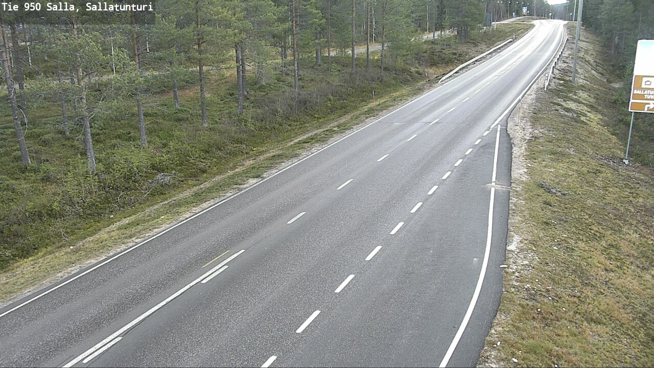 Kelikamerat Kuva Tie 950 Salla, Sallatunturi, Salla, Lappi