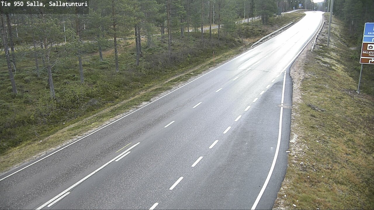 Kelikamerat Kuva Tie 950 Salla, Sallatunturi, Salla, Lappi