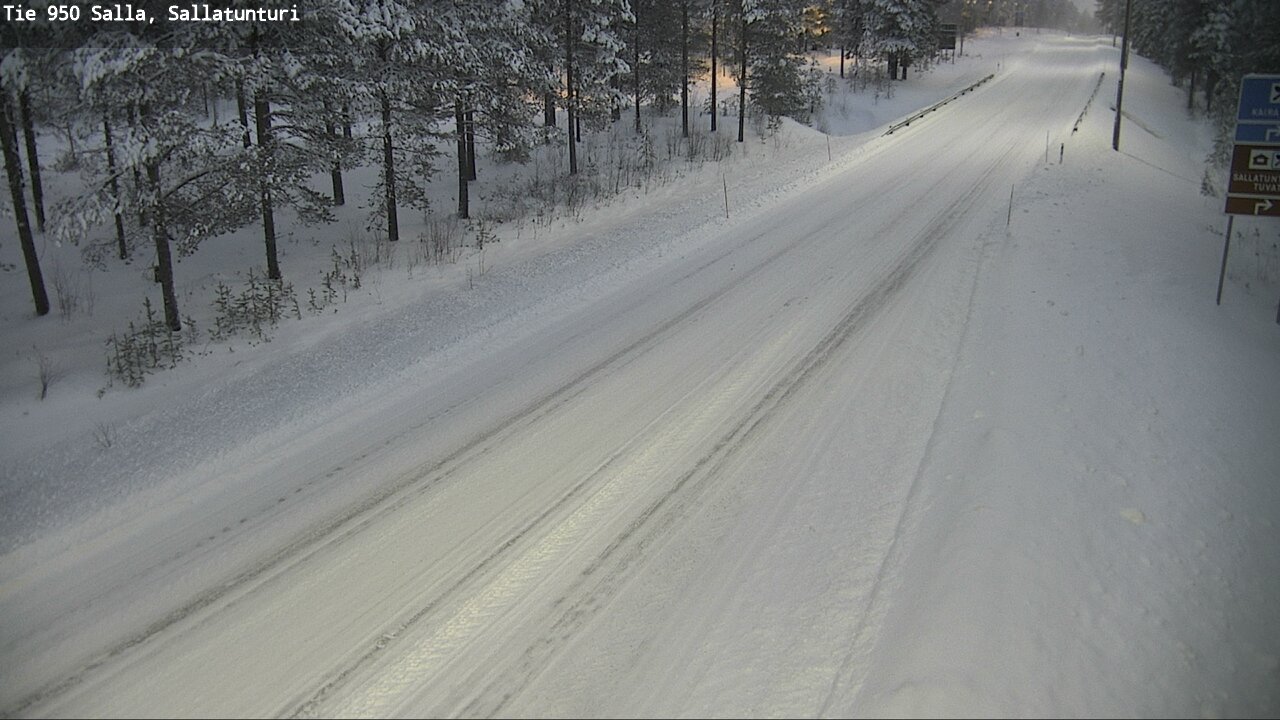 Weather Camera Image Road 950 Salla, Sallatunturi, Salla, Lappi