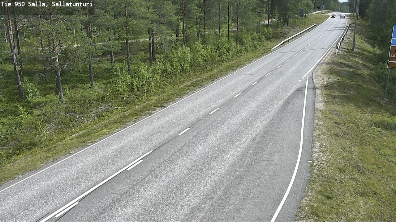 Weather Camera Image Road 950 Salla, Sallatunturi, Salla, Lappi