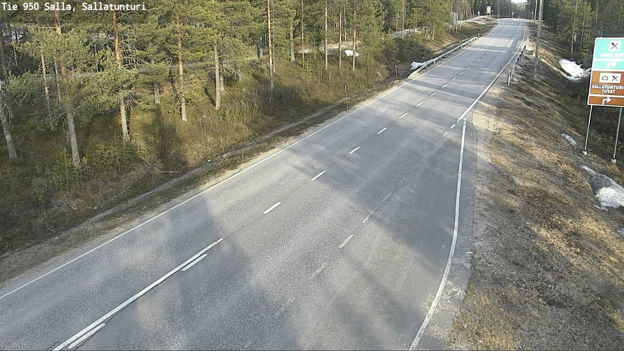 Kelikamerat Kuva Tie 950 Salla, Sallatunturi, Salla, Lappi