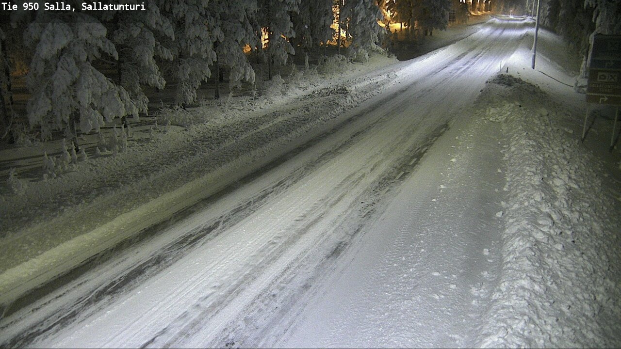 Kelikamerat Kuva Tie 950 Salla, Sallatunturi, Salla, Lappi