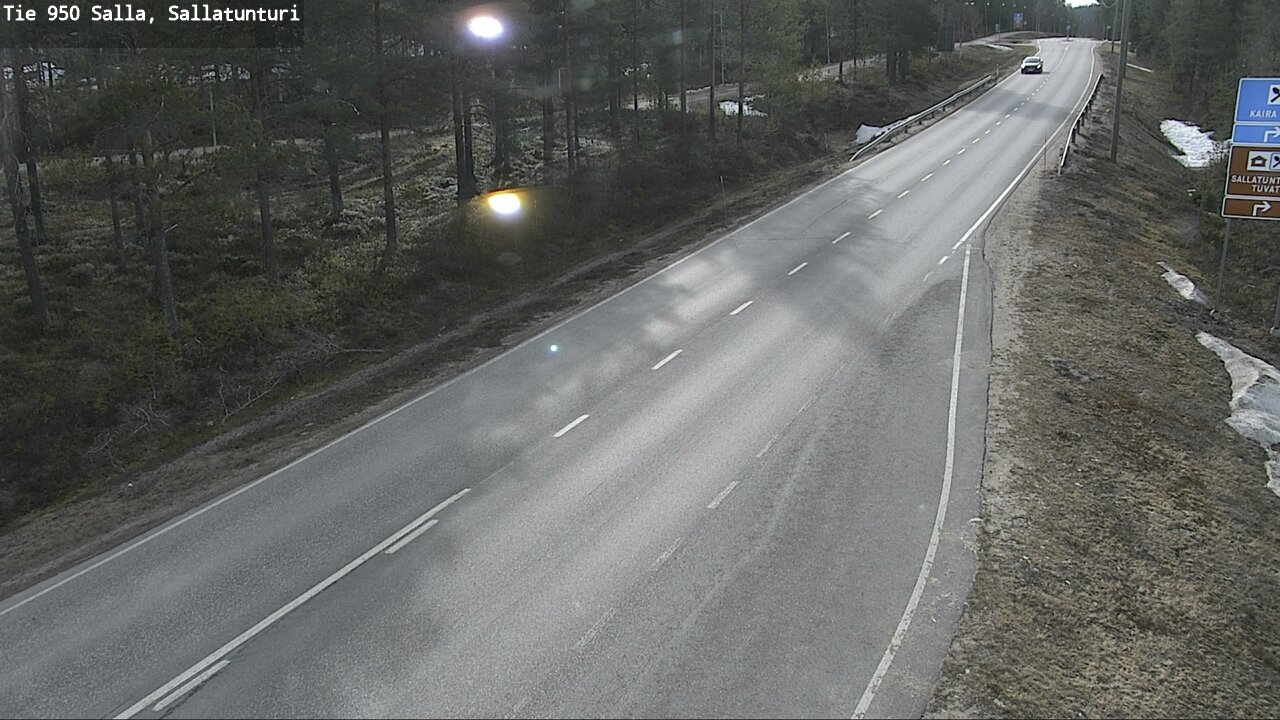 Kelikamerat Kuva Tie 950 Salla, Sallatunturi, Salla, Lappi