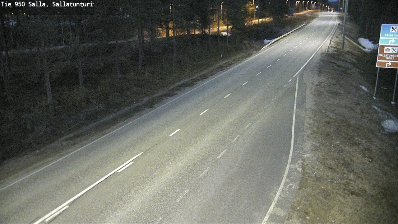 Kelikamerat Kuva Tie 950 Salla, Sallatunturi, Salla, Lappi