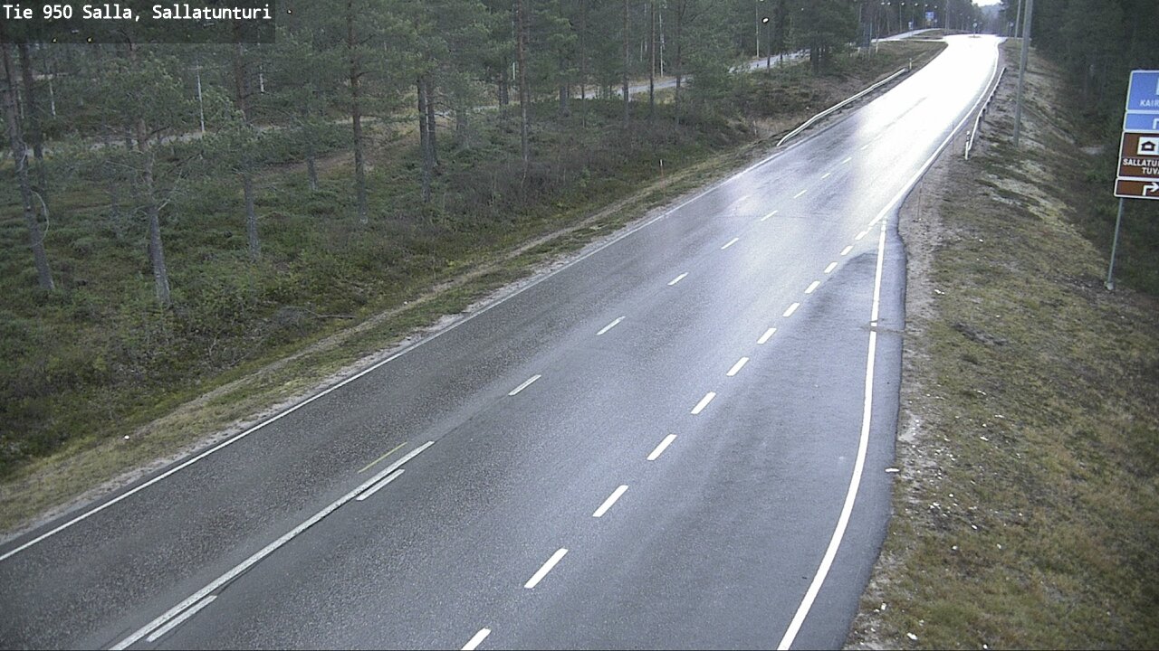 Weather Camera Image Road 950 Salla, Sallatunturi, Salla, Lappi