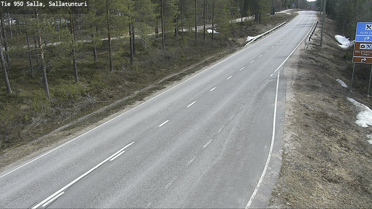 Kelikamerat Kuva Tie 950 Salla, Sallatunturi, Salla, Lappi