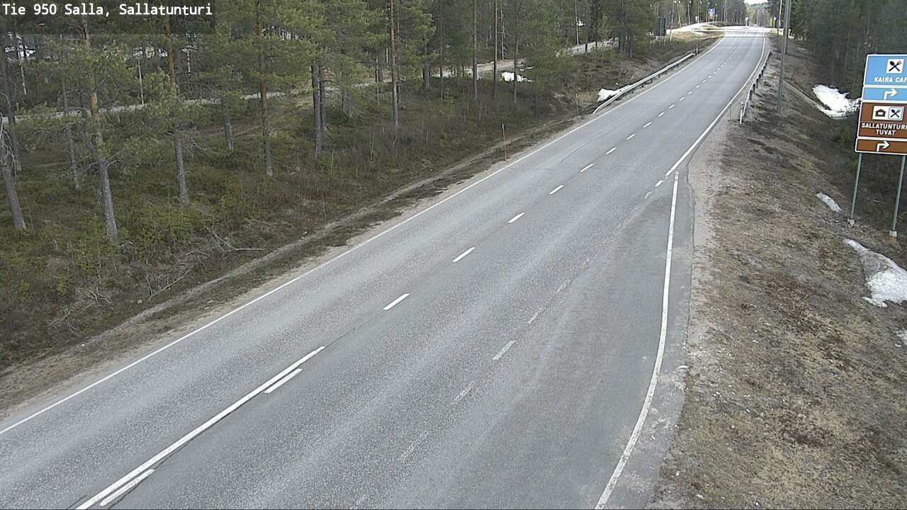 Kelikamerat Kuva Tie 950 Salla, Sallatunturi, Salla, Lappi