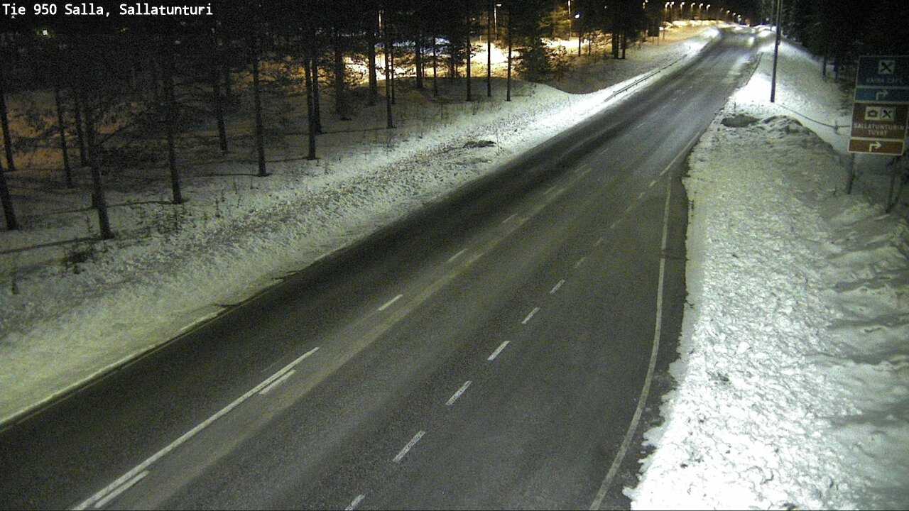 Kelikamerat Kuva Tie 950 Salla, Sallatunturi, Salla, Lappi