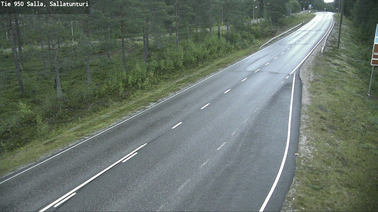 Weather Camera Image Road 950 Salla, Sallatunturi, Salla, Lappi