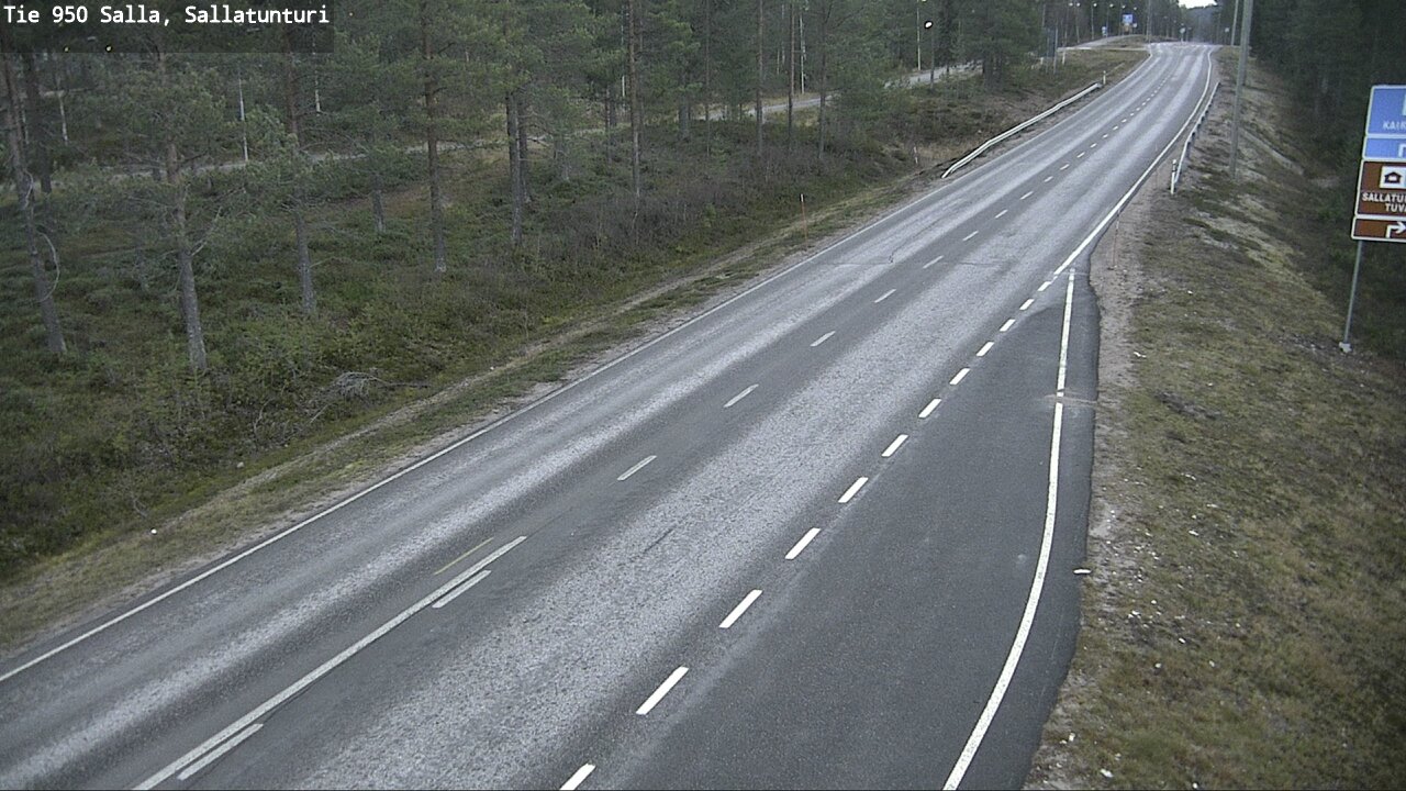 Kelikamerat Kuva Tie 950 Salla, Sallatunturi, Salla, Lappi