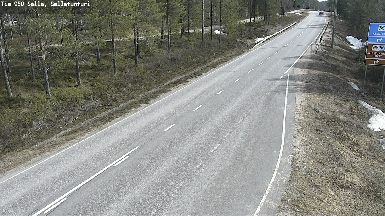Kelikamerat Kuva Tie 950 Salla, Sallatunturi, Salla, Lappi