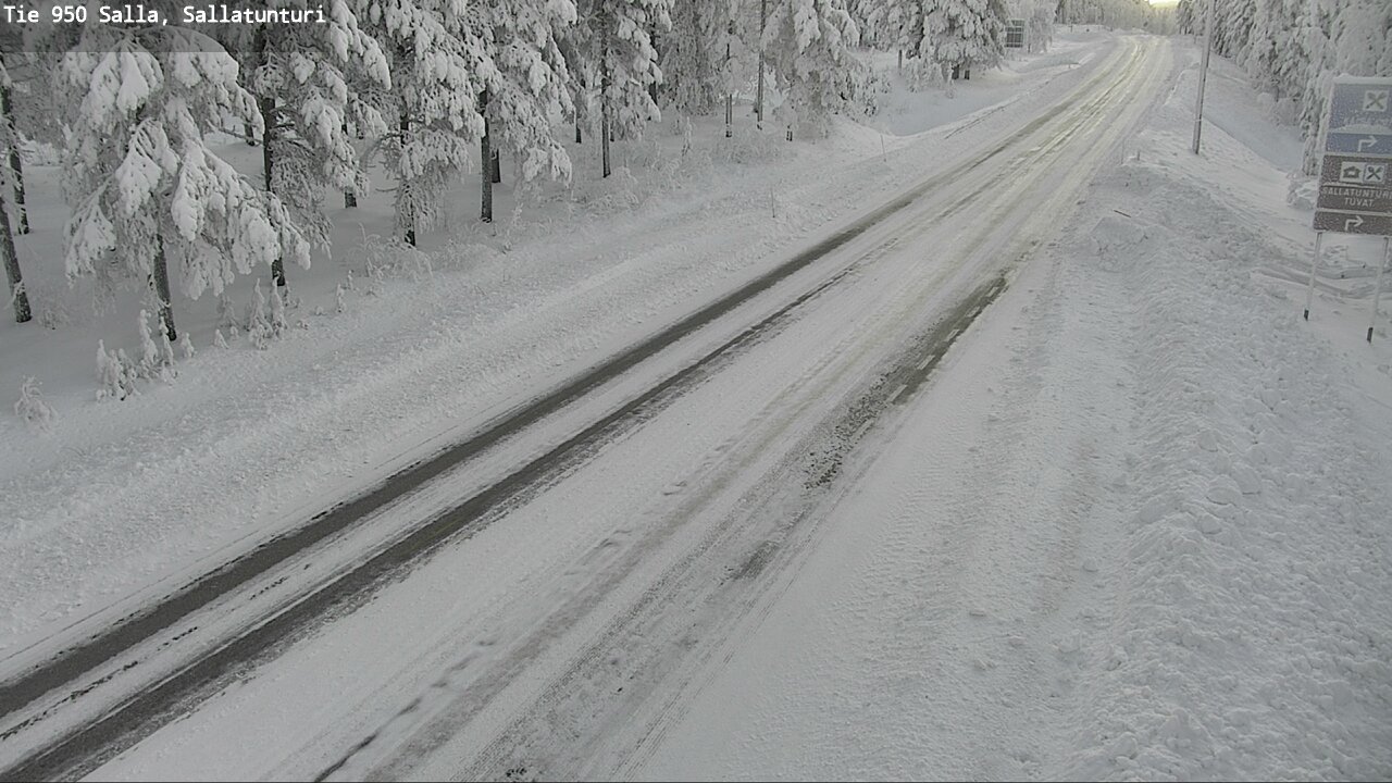 Kelikamerat Kuva Tie 950 Salla, Sallatunturi, Salla, Lappi