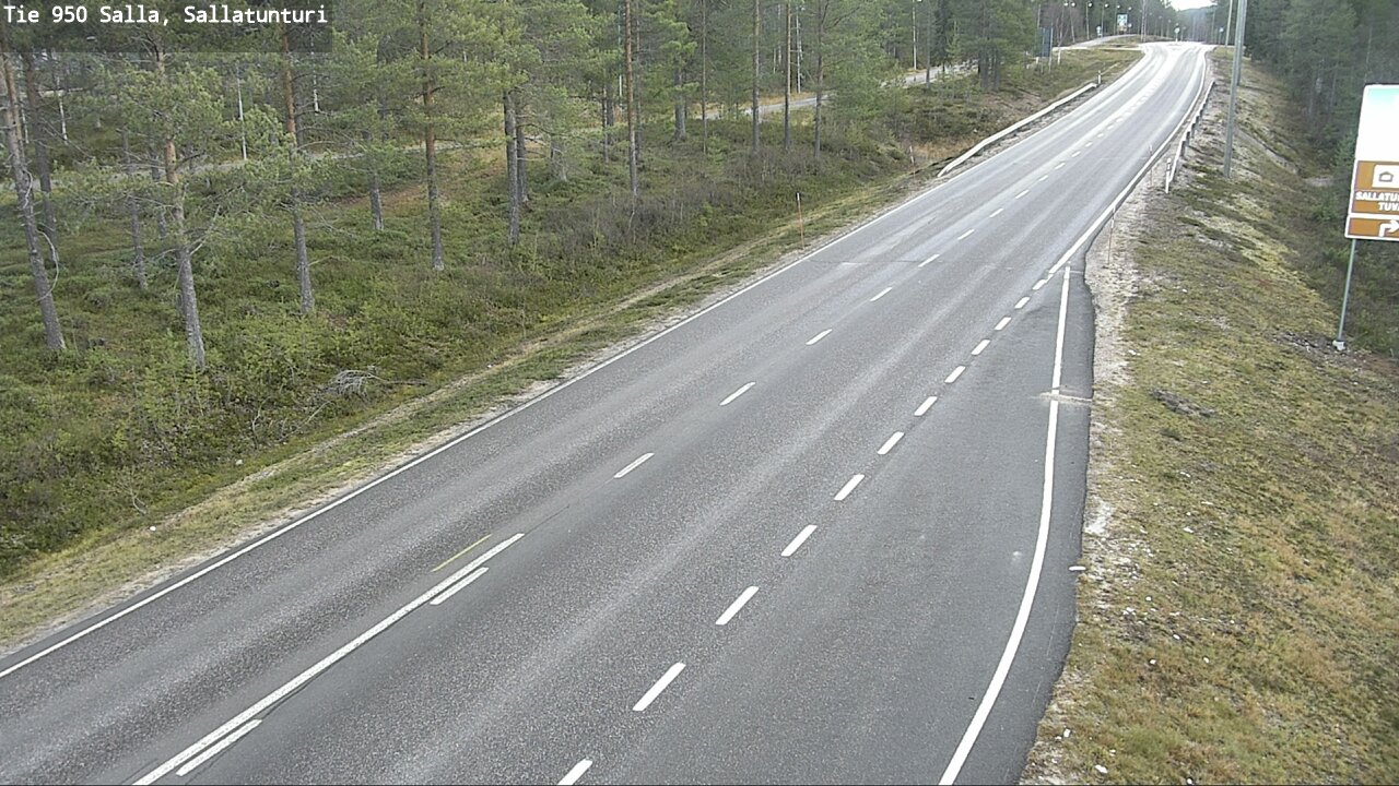 Kelikamerat Kuva Tie 950 Salla, Sallatunturi, Salla, Lappi