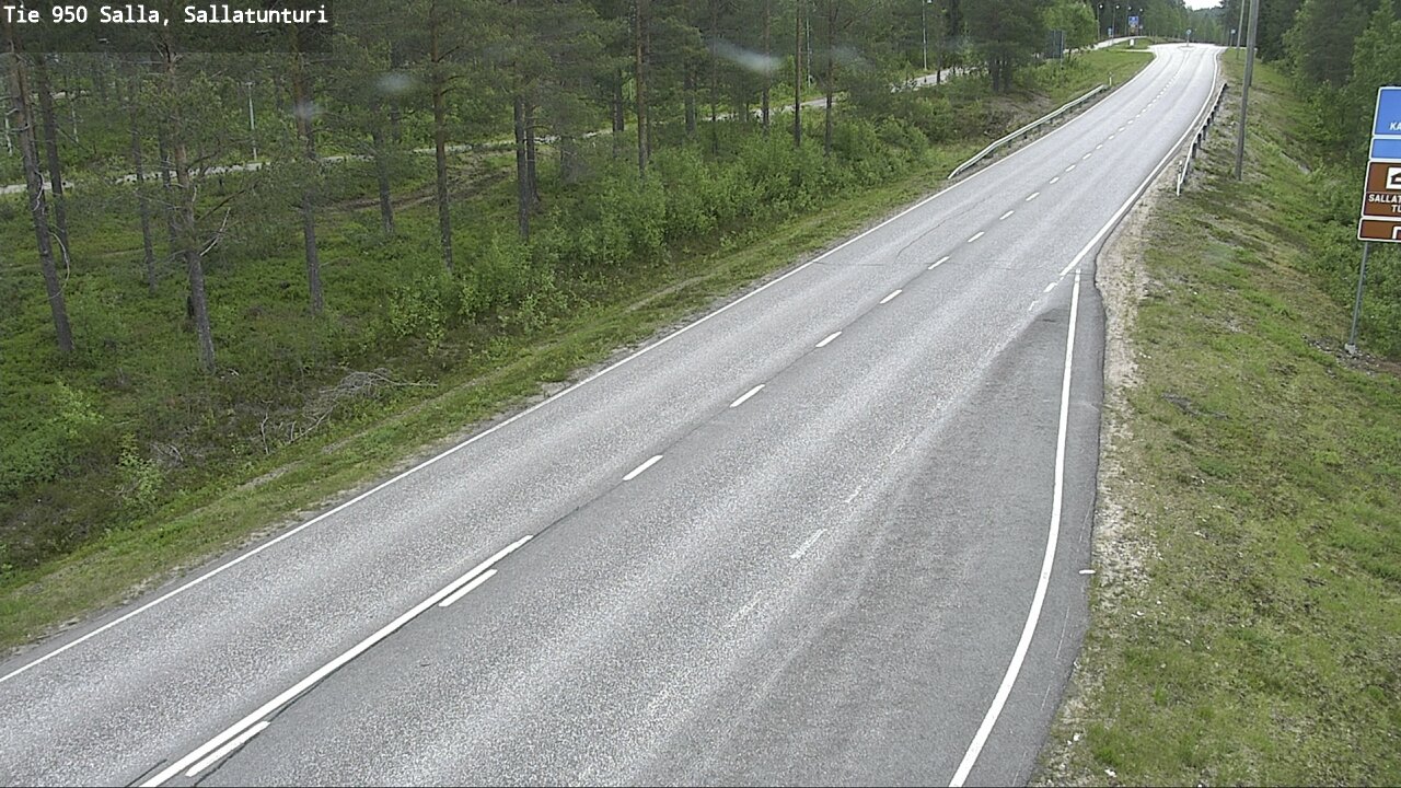 Weather Camera Image Road 950 Salla, Sallatunturi, Salla, Lappi