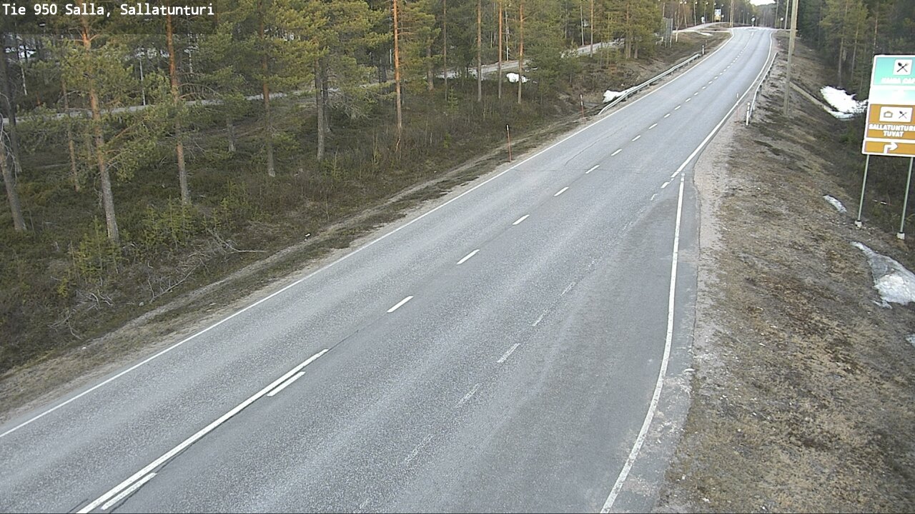Kelikamerat Kuva Tie 950 Salla, Sallatunturi, Salla, Lappi
