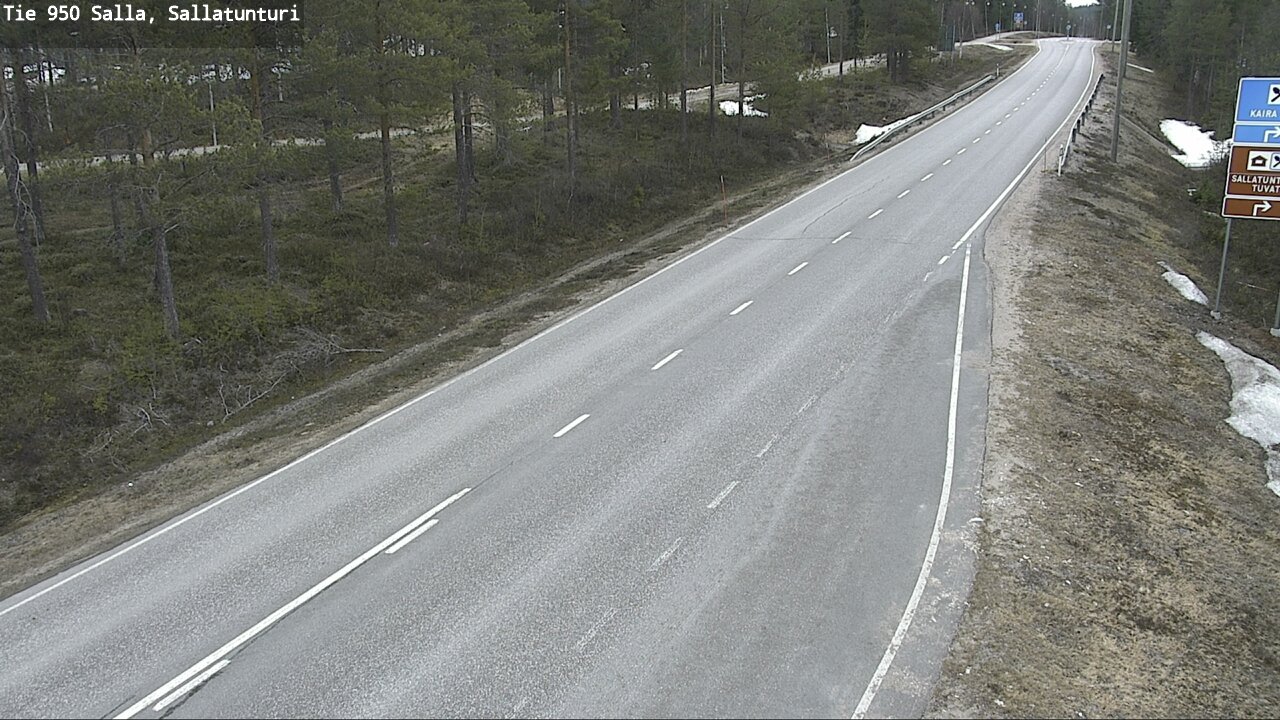 Kelikamerat Kuva Tie 950 Salla, Sallatunturi, Salla, Lappi