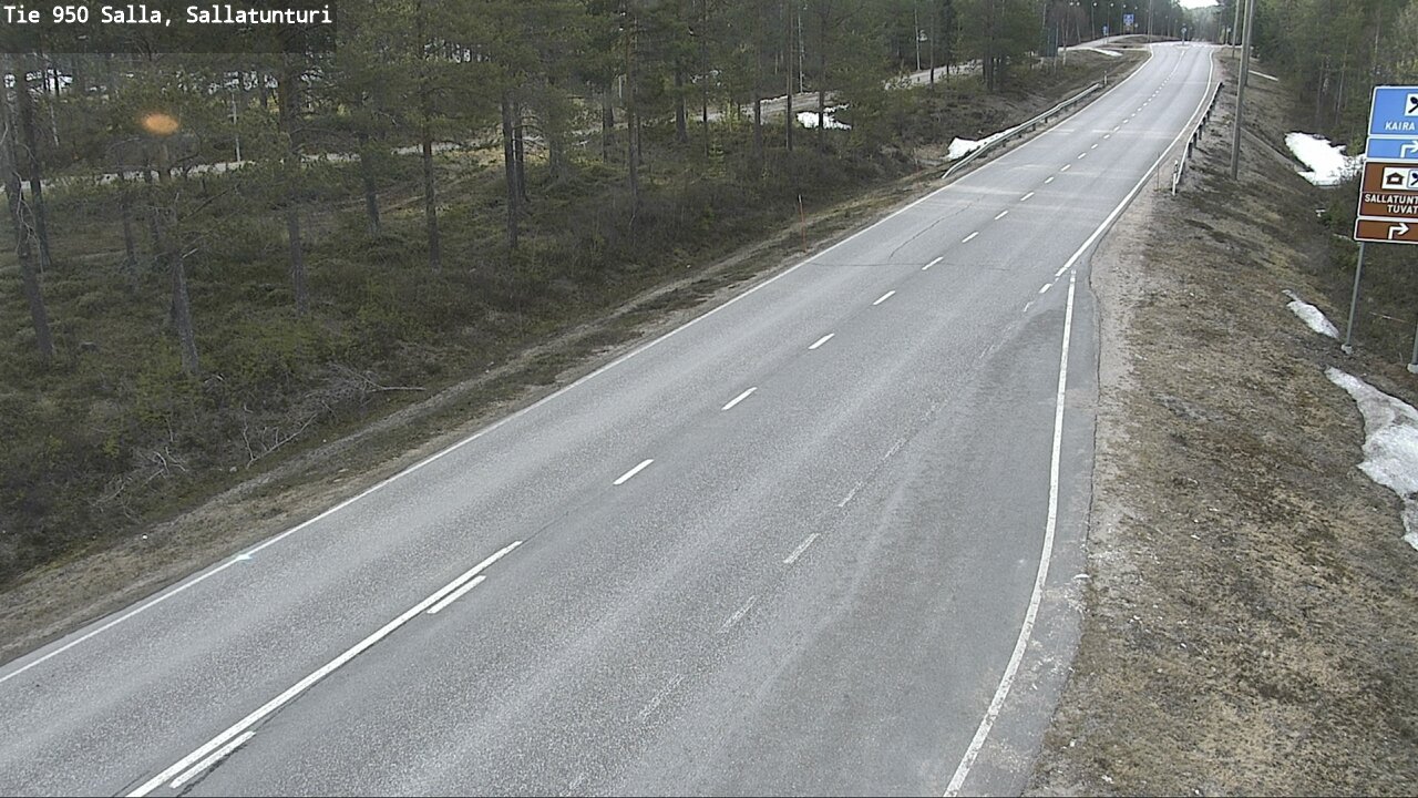 Kelikamerat Kuva Tie 950 Salla, Sallatunturi, Salla, Lappi