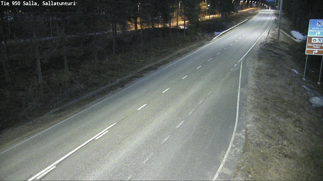 Kelikamerat Kuva Tie 950 Salla, Sallatunturi, Salla, Lappi
