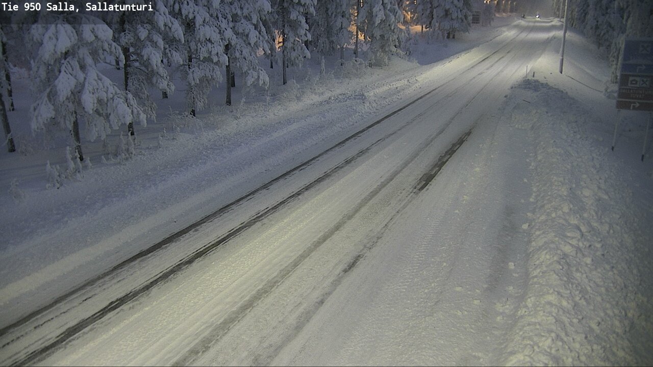 Kelikamerat Kuva Tie 950 Salla, Sallatunturi, Salla, Lappi