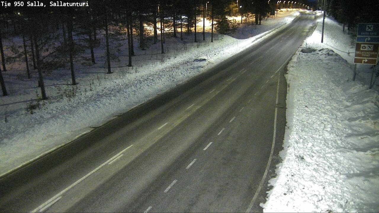 Kelikamerat Kuva Tie 950 Salla, Sallatunturi, Salla, Lappi