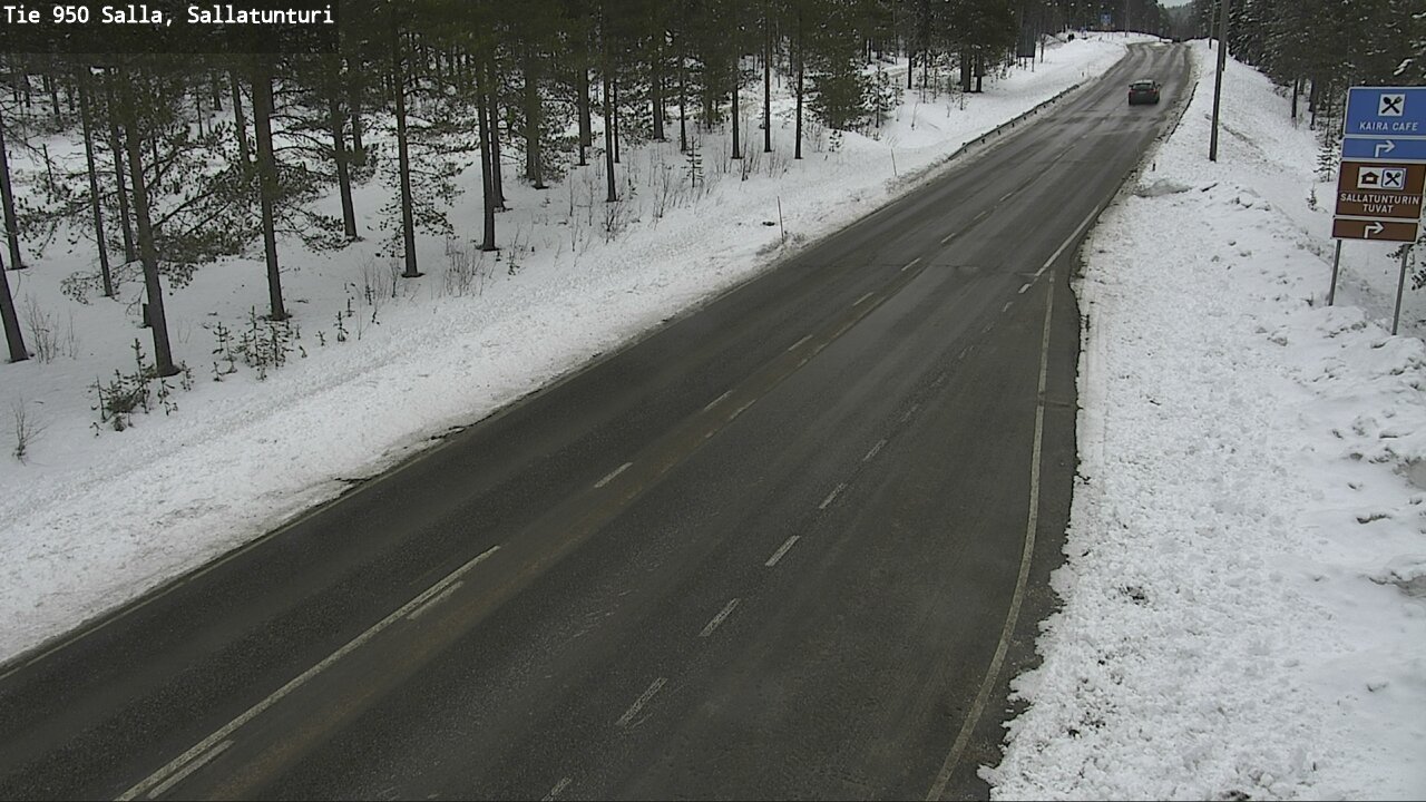 Kelikamerat Kuva Tie 950 Salla, Sallatunturi, Salla, Lappi