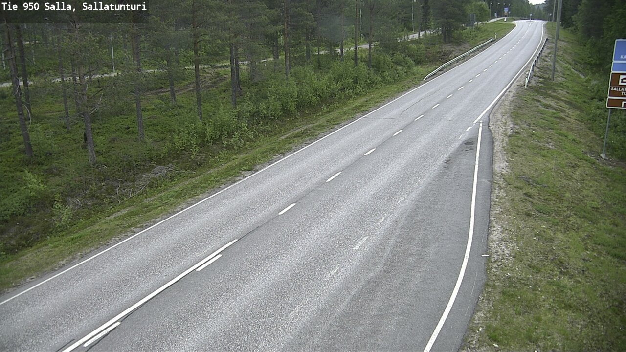 Kelikamerat Kuva Tie 950 Salla, Sallatunturi, Salla, Lappi