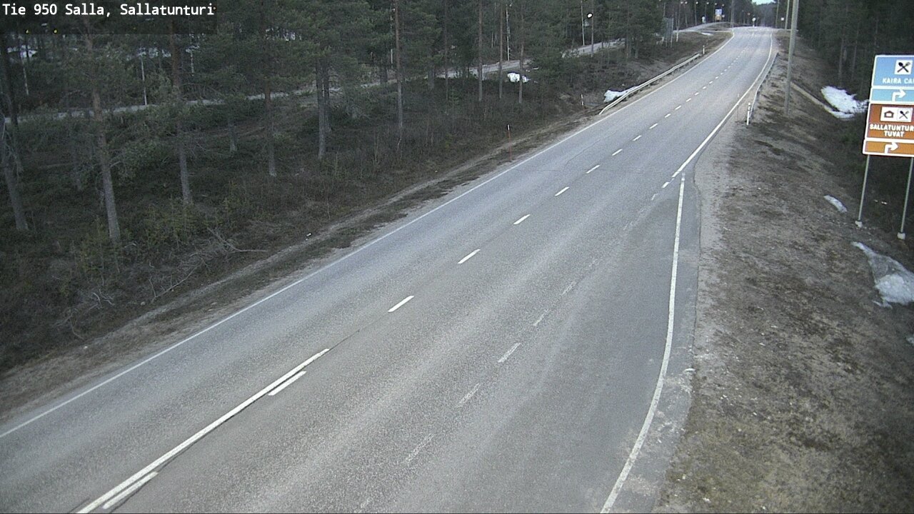 Kelikamerat Kuva Tie 950 Salla, Sallatunturi, Salla, Lappi