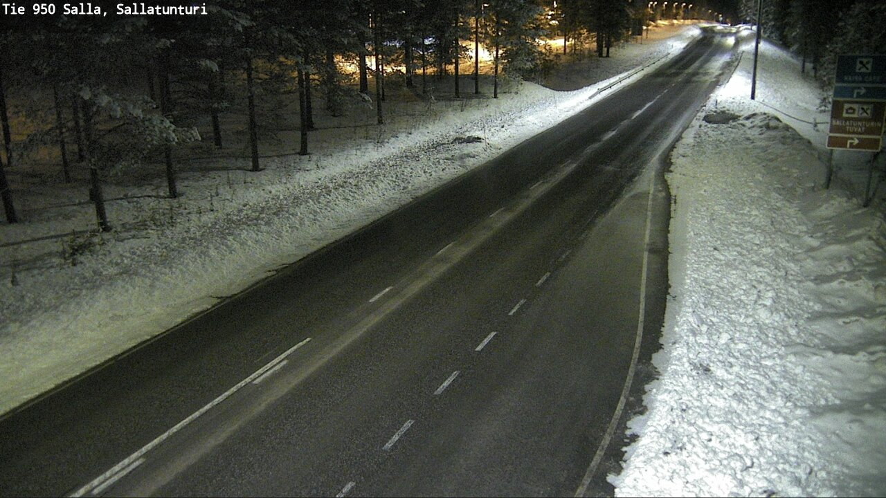 Kelikamerat Kuva Tie 950 Salla, Sallatunturi, Salla, Lappi