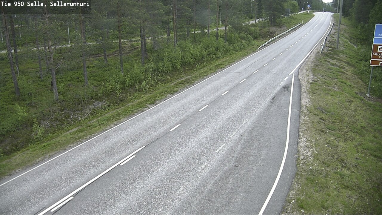 Kelikamerat Kuva Tie 950 Salla, Sallatunturi, Salla, Lappi