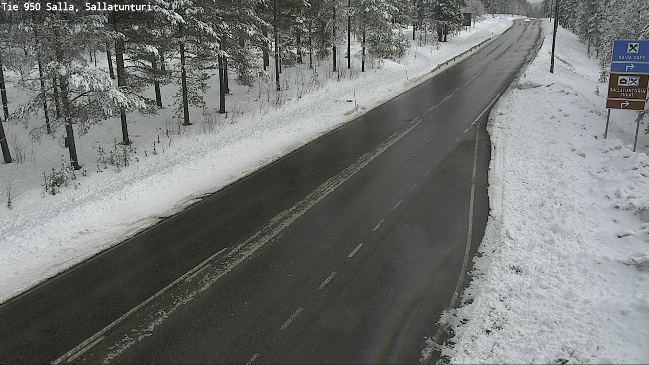 Kelikamerat Kuva Tie 950 Salla, Sallatunturi, Salla, Lappi