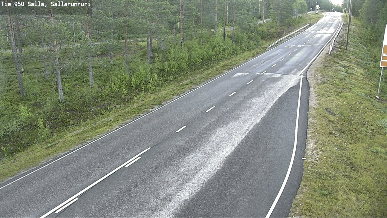 Weather Camera Image Road 950 Salla, Sallatunturi, Salla, Lappi