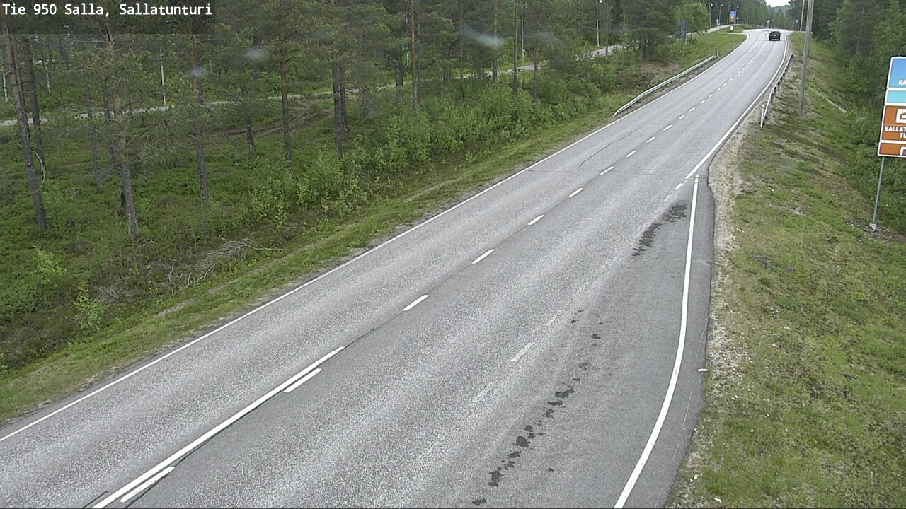 Kelikamerat Kuva Tie 950 Salla, Sallatunturi, Salla, Lappi