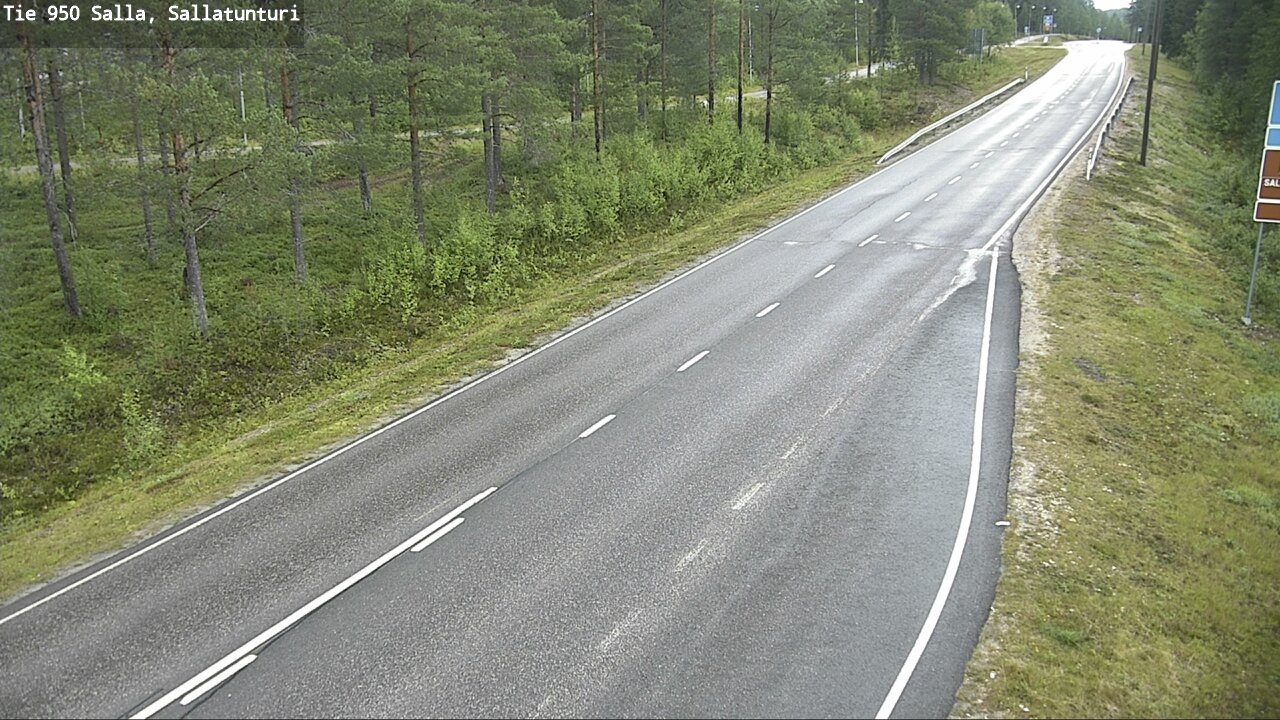 Weather Camera Image Road 950 Salla, Sallatunturi, Salla, Lappi
