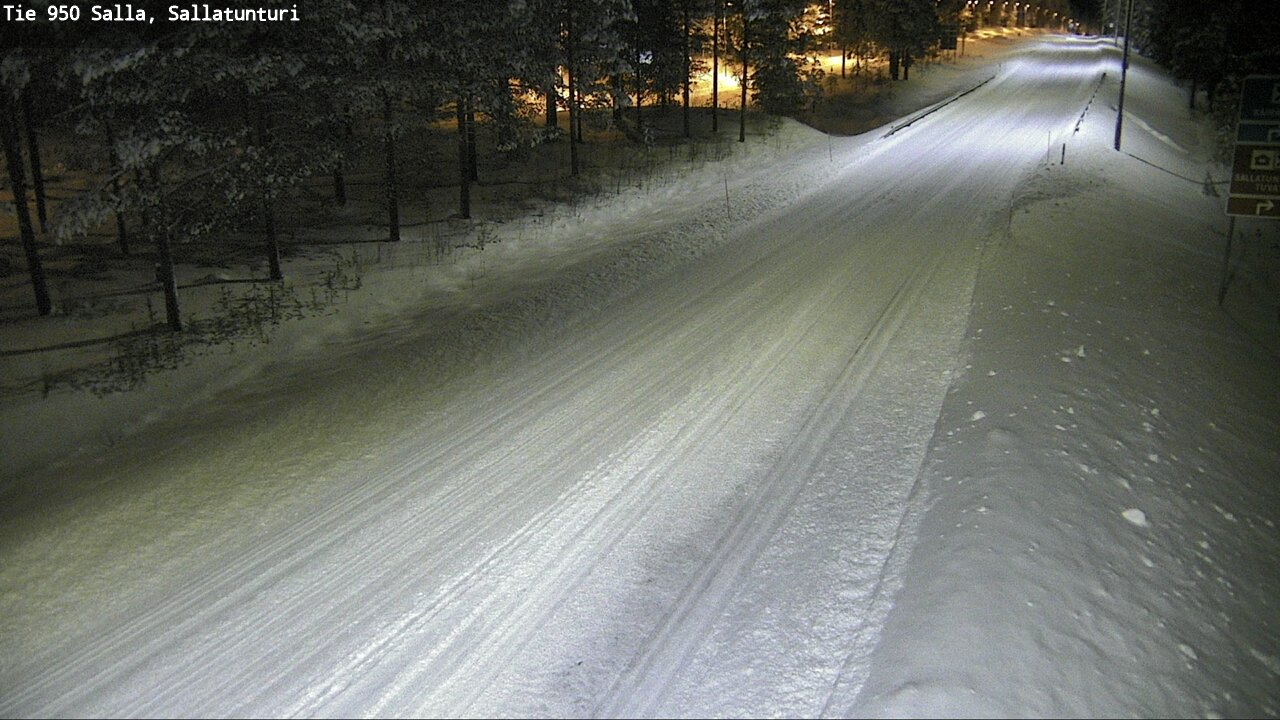 Weather Camera Image Road 950 Salla, Sallatunturi, Salla, Lappi