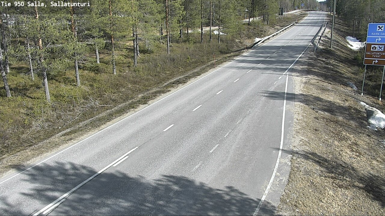 Kelikamerat Kuva Tie 950 Salla, Sallatunturi, Salla, Lappi