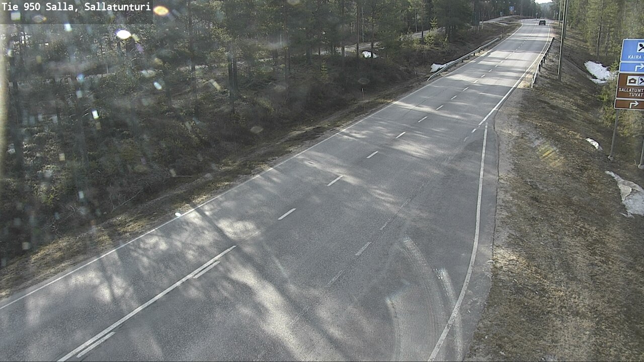 Weather Camera Image Road 950 Salla, Sallatunturi, Salla, Lappi