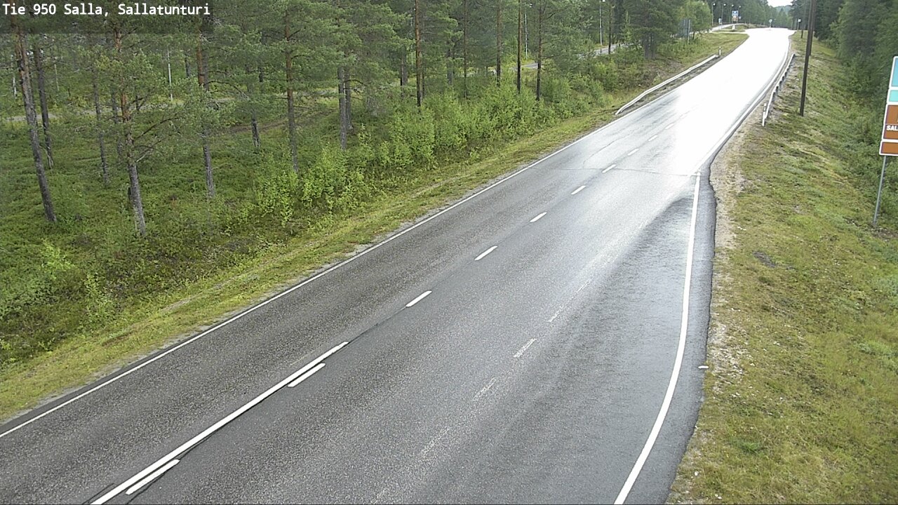 Weather Camera Image Road 950 Salla, Sallatunturi, Salla, Lappi