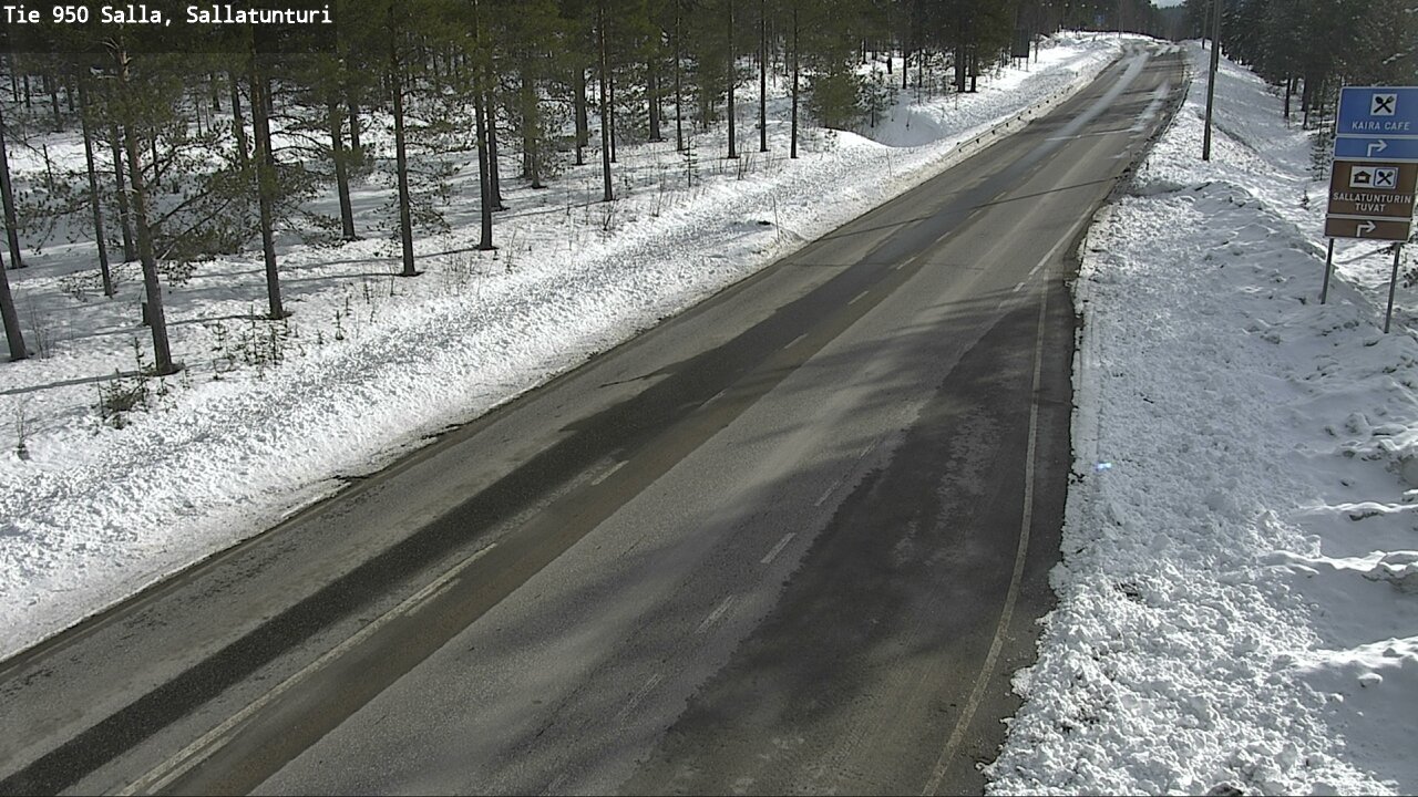 Weather Camera Image Road 950 Salla, Sallatunturi, Salla, Lappi