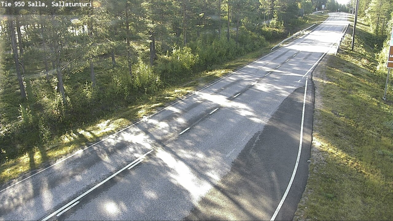 Weather Camera Image Road 950 Salla, Sallatunturi, Salla, Lappi