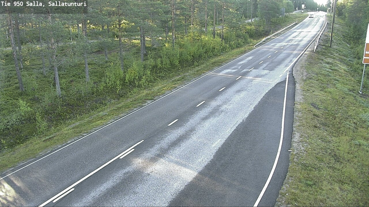 Weather Camera Image Road 950 Salla, Sallatunturi, Salla, Lappi