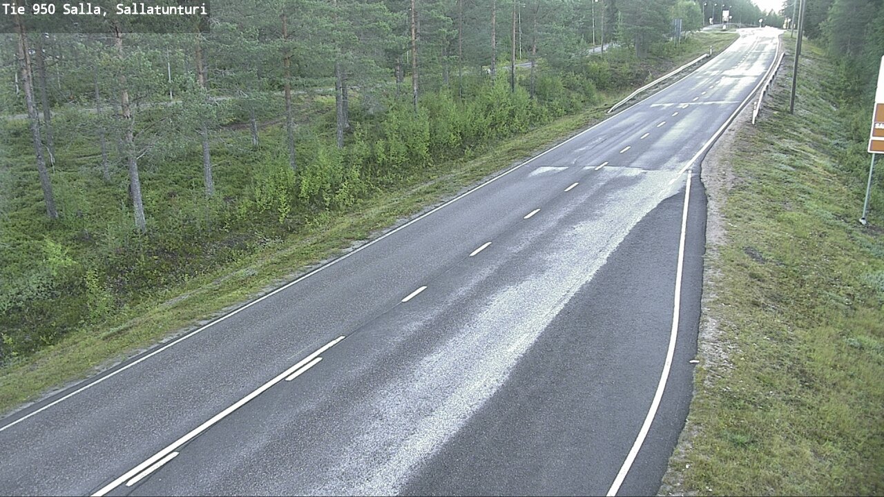 Weather Camera Image Road 950 Salla, Sallatunturi, Salla, Lappi