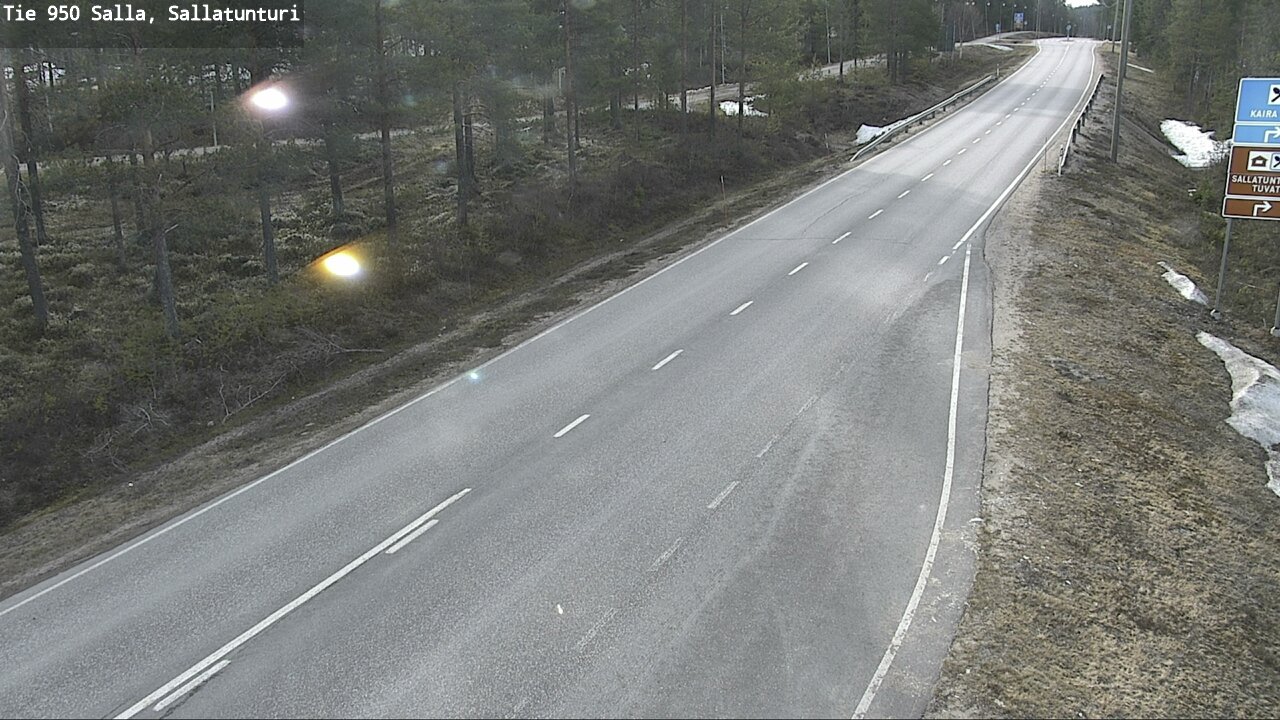 Kelikamerat Kuva Tie 950 Salla, Sallatunturi, Salla, Lappi